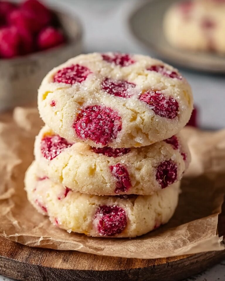 Soft and Chewy Raspberry Sugar Cookies Recipe