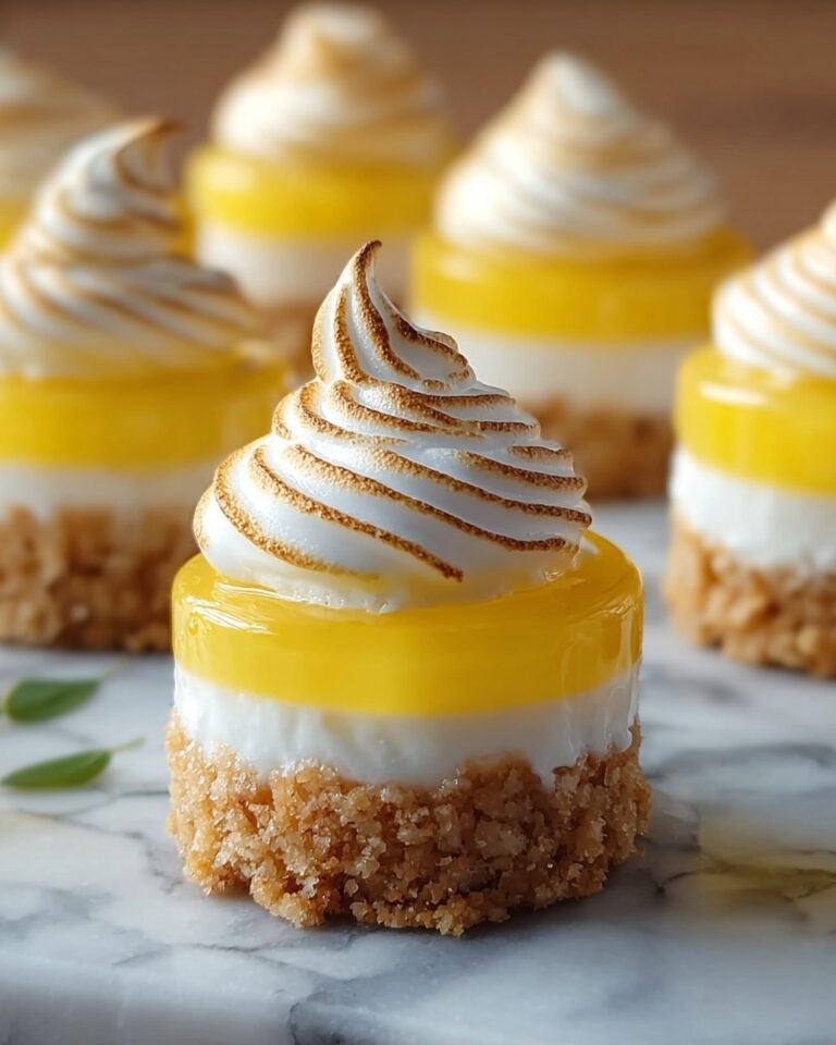 Mini Lemon Meringue Cheesecakes Recipe