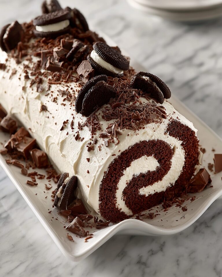 Cookies and Cream Cake Roll Recipe