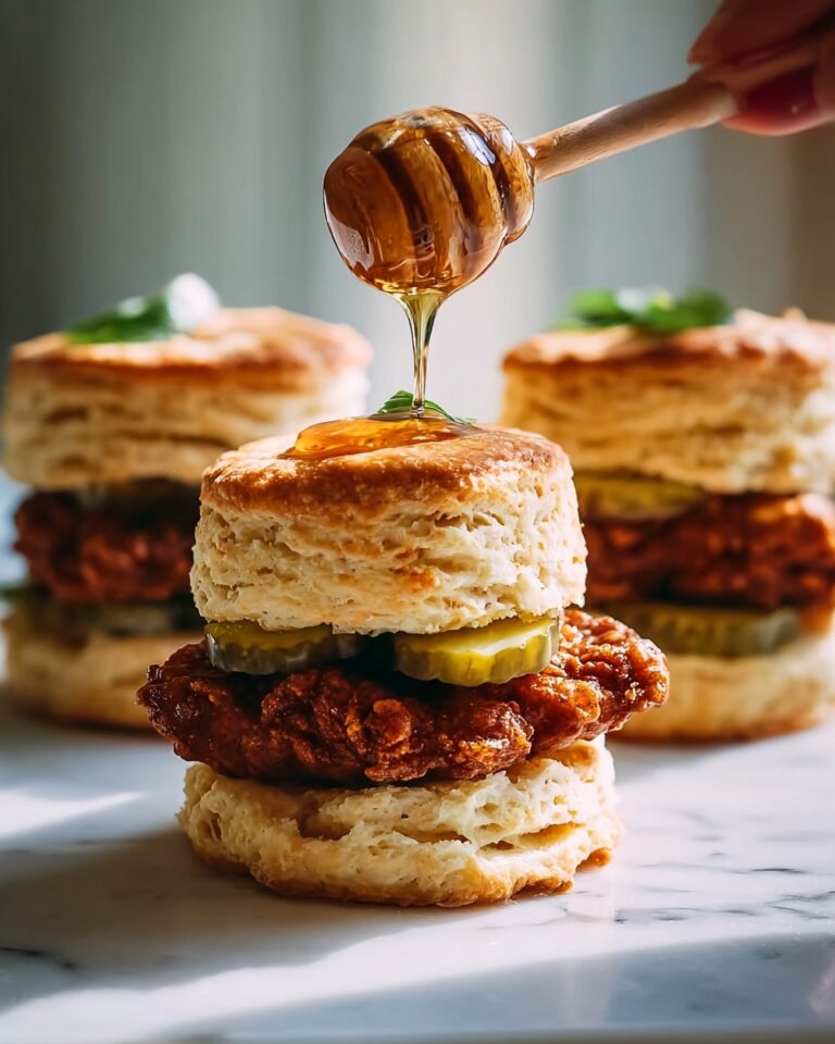 Hot Honey Chicken Biscuits Recipe