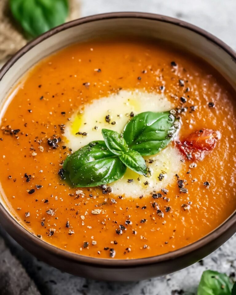 Tomato Basil Parmesan Soup Recipe