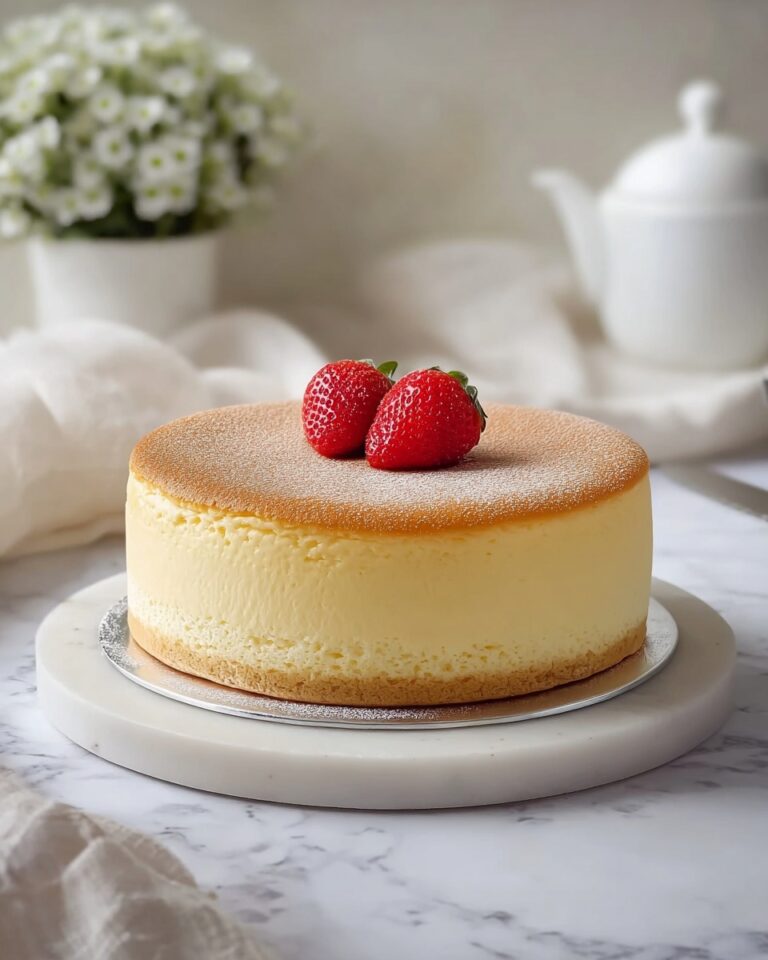 Fluffy Japanese Cotton Cheesecake That Melts in Your Mouth Recipe
