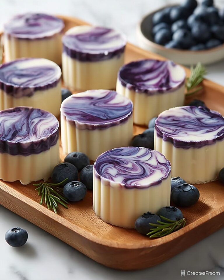Blueberry Swirl Yogurt Bites Recipe