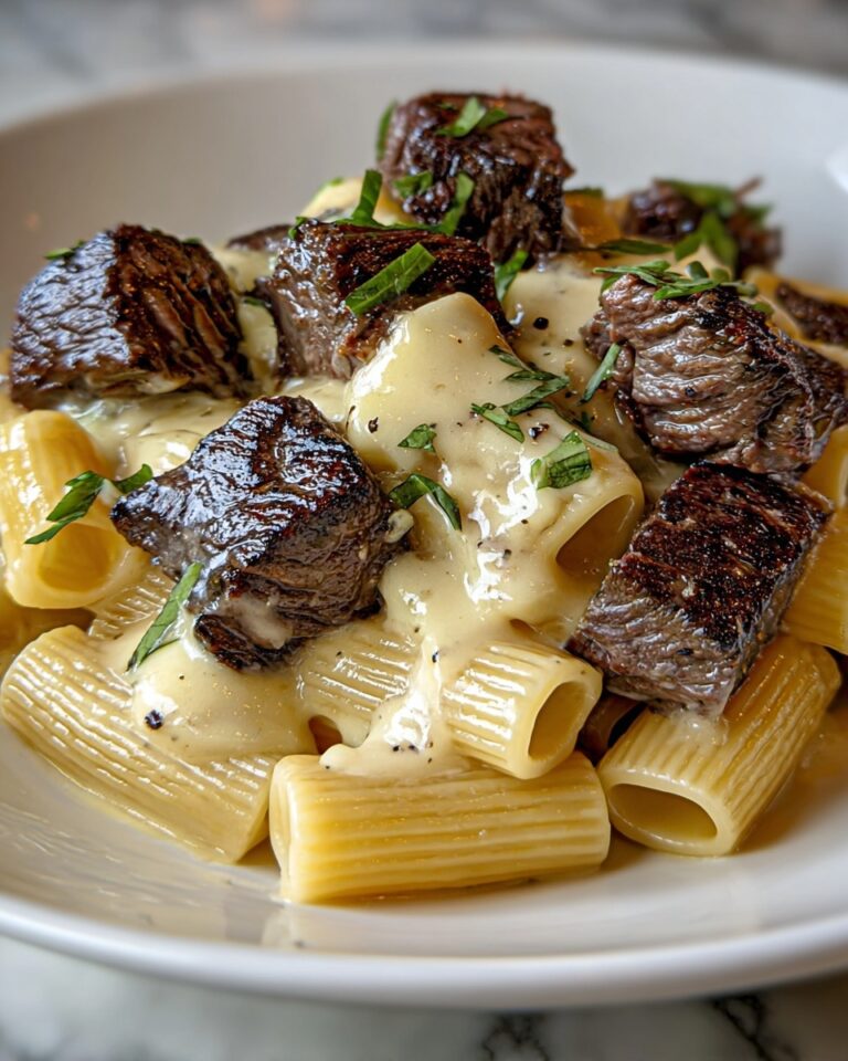 Creamy Steak Pasta Dinner Recipe