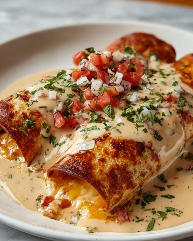 Boudin Chimichangas with Crawfish Cream Sauce Recipe
