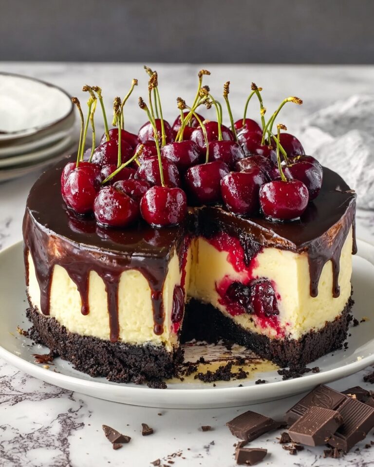 Chocolate Cherry Cheesecake Recipe
