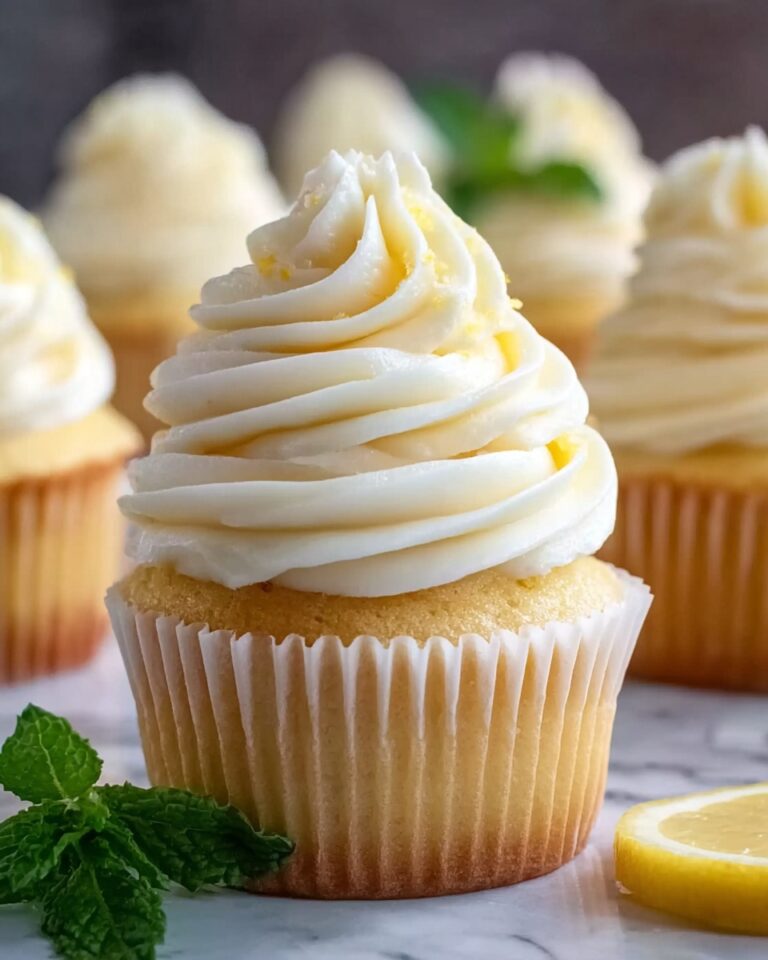 Lemon Cupcakes with Cream Cheese Frosting Recipe