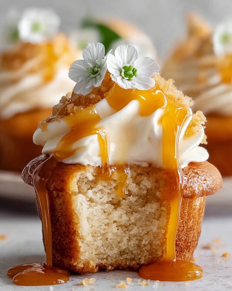 Honey Peach Cream Cheese Cupcakes Recipe