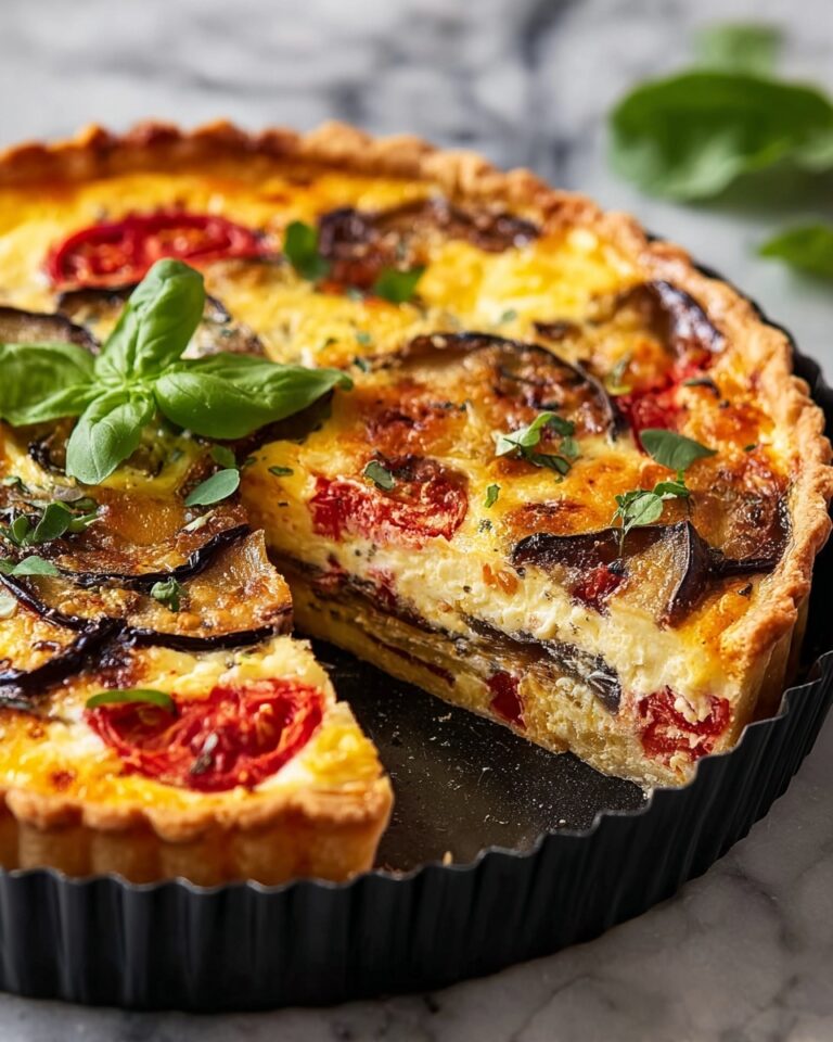 Roasted Ratatouille Quiche Recipe