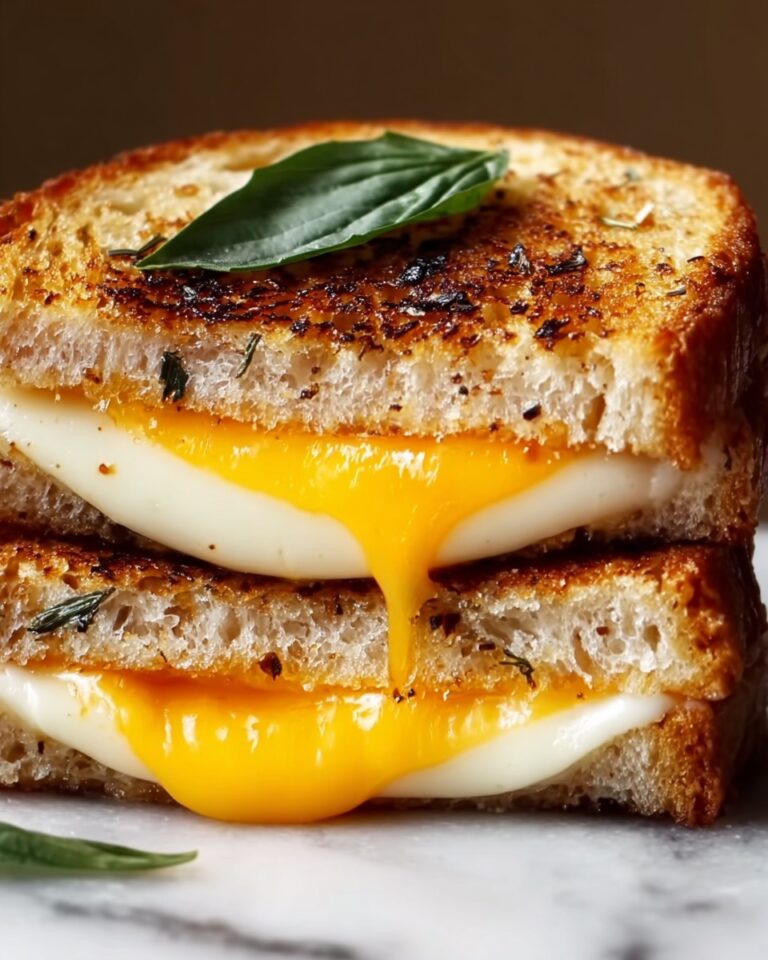 Honey Peach White Cheddar Grilled Cheese Recipe