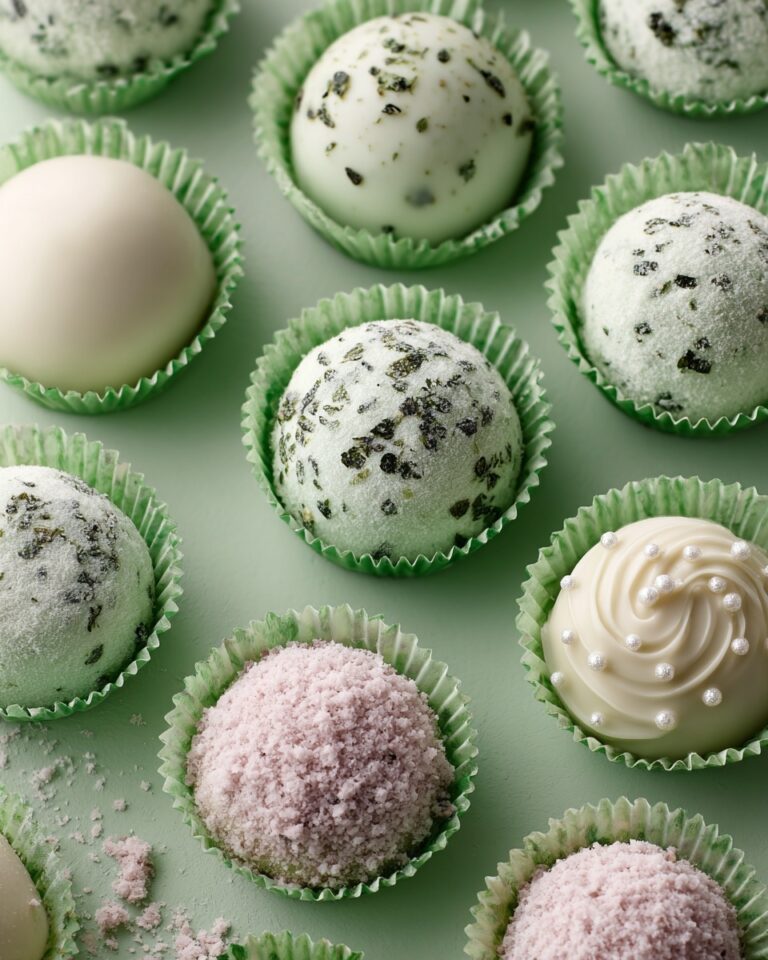 Minty Snowball Cookies Recipe