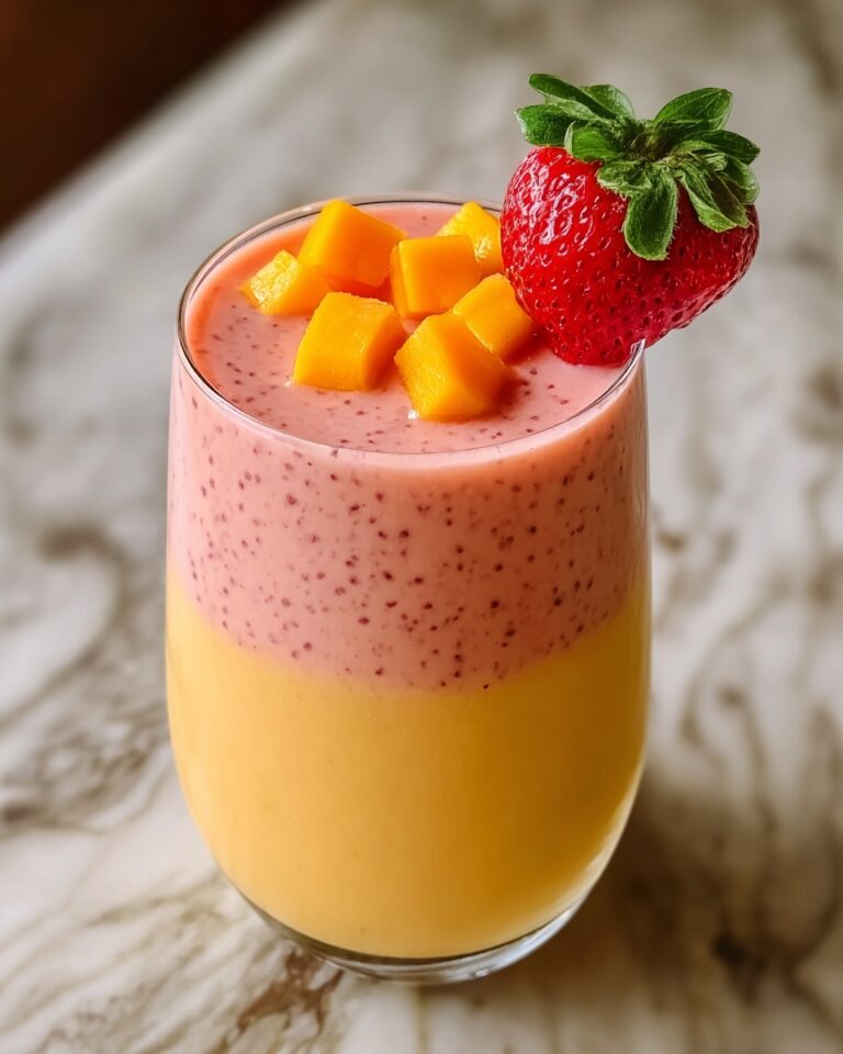 Tropical Strawberry Mango Smoothie Recipe
