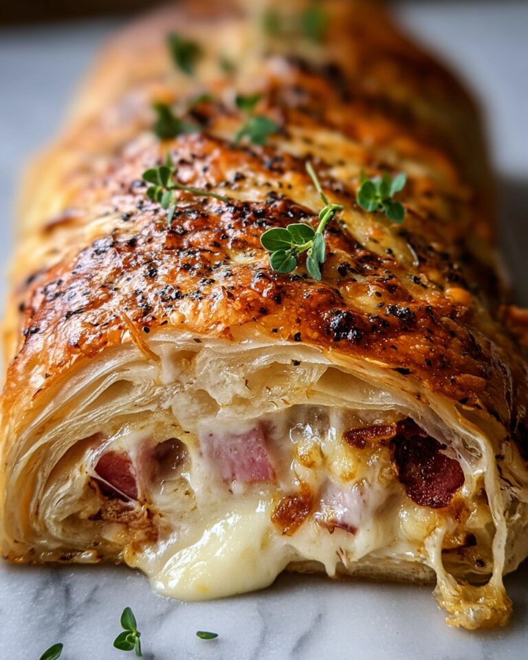 Chicken Cordon Bleu Stromboli Recipe