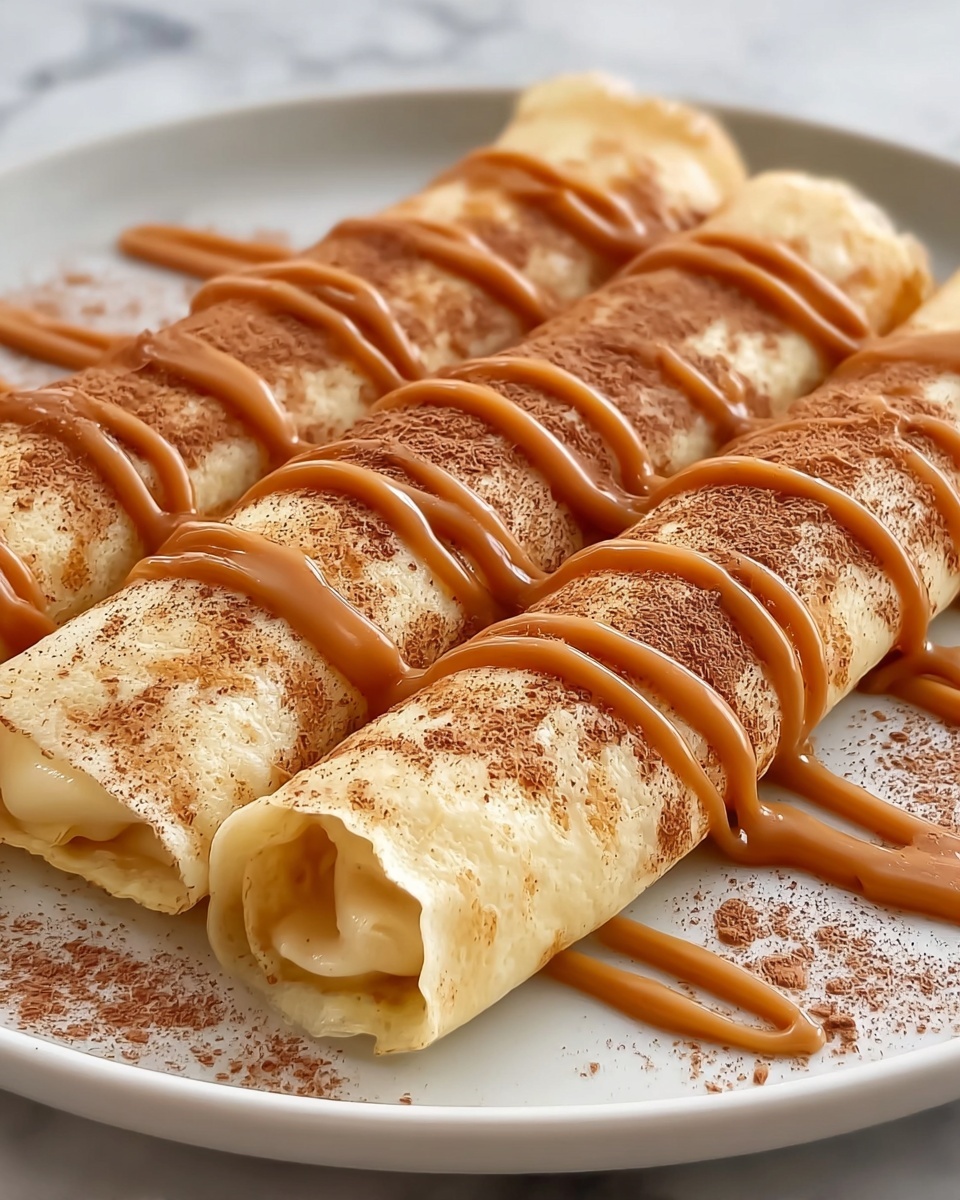 Cinnamon Roll Protein Crepes Recipe - Recipe Image