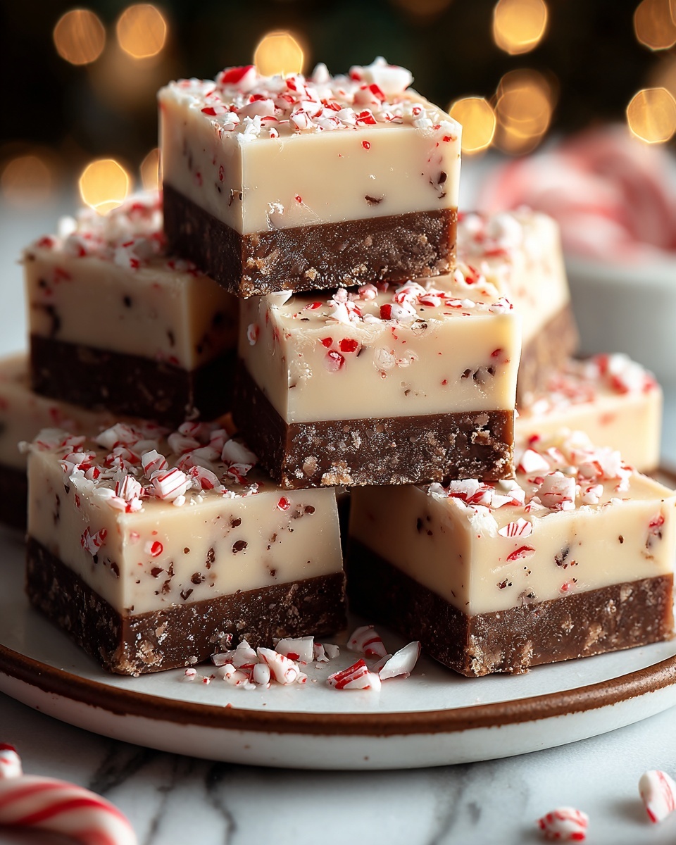 Easy Peppermint Fudge Recipe - Recipe Image
