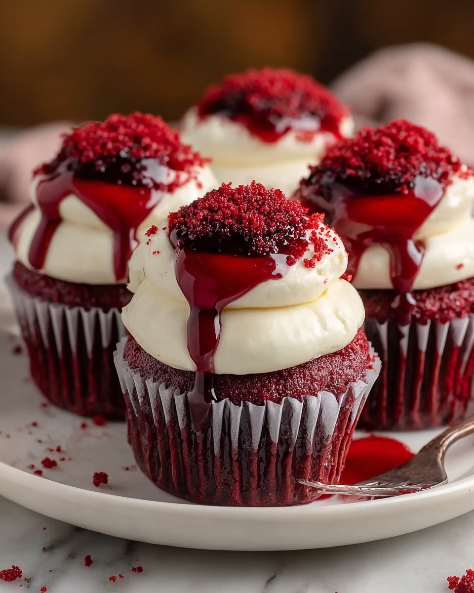 Red Velvet Crush Cupcakes Recipe - Recipe Image