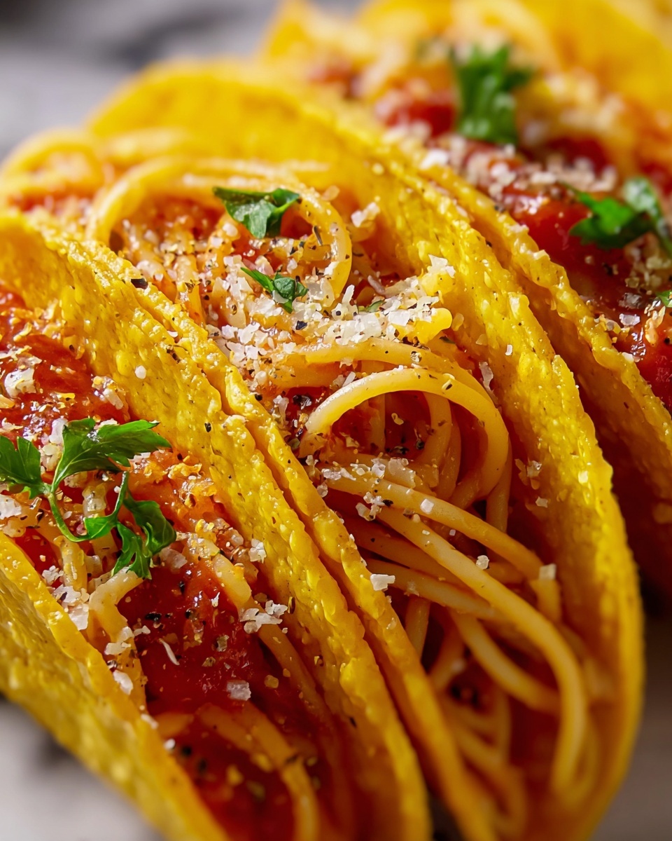 Spaghetti Tacos Recipe - Recipe Image