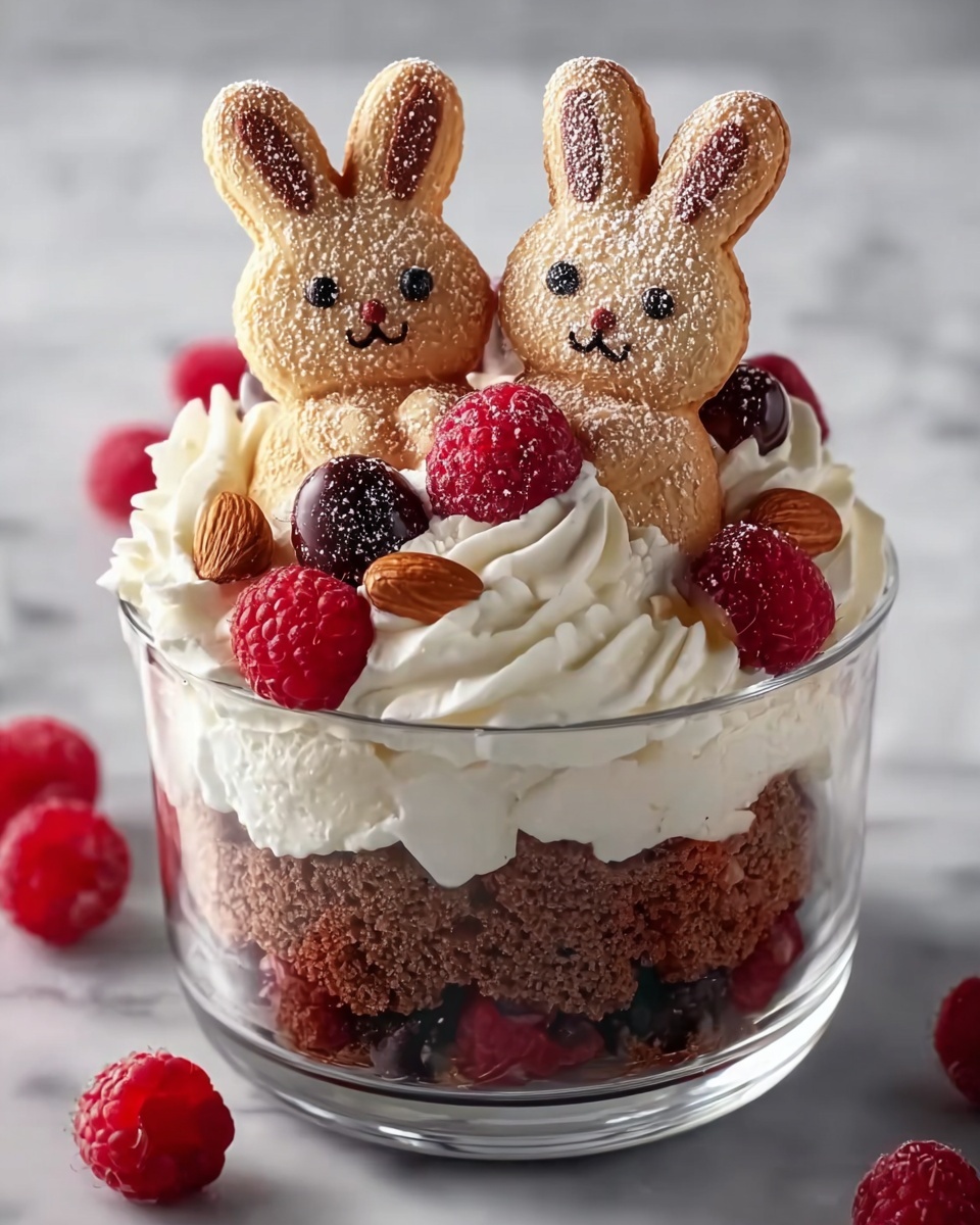 Little Bunny Strawberry Shortcake Trifle Recipe - Recipe Image
