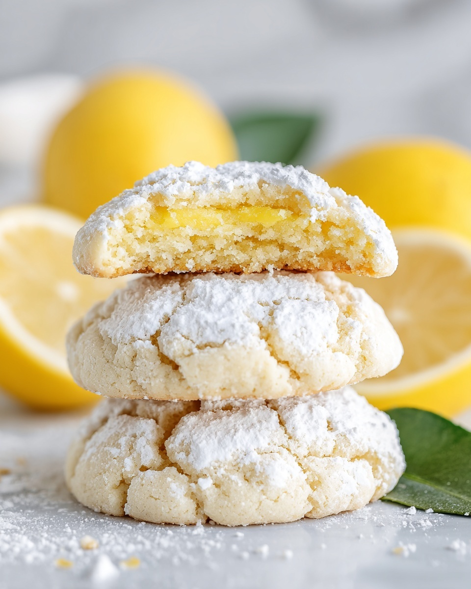 Lemon Crinkle Cookies Recipe - Recipe Image