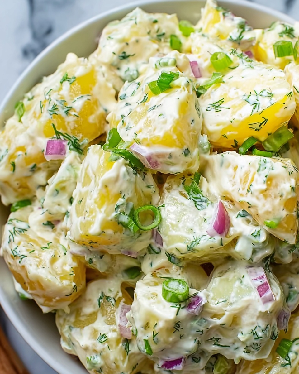 Dill Pickle Potato Salad Recipe - Recipe Image