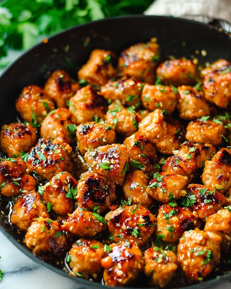 15-Minute Garlic Butter Chicken Bites Recipe - Recipe Image