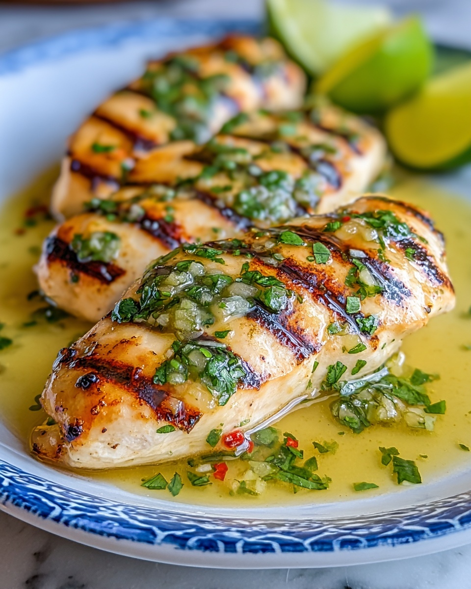 Grilled Salsa Verde Pepper Jack Chicken Recipe - Recipe Image