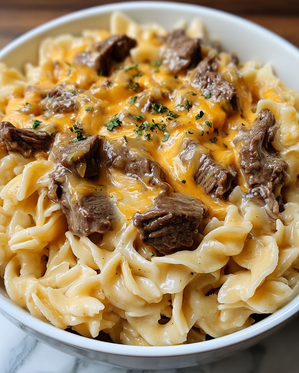 Creamy Honey Buffalo Steak Pasta Bake Recipe - Recipe Image