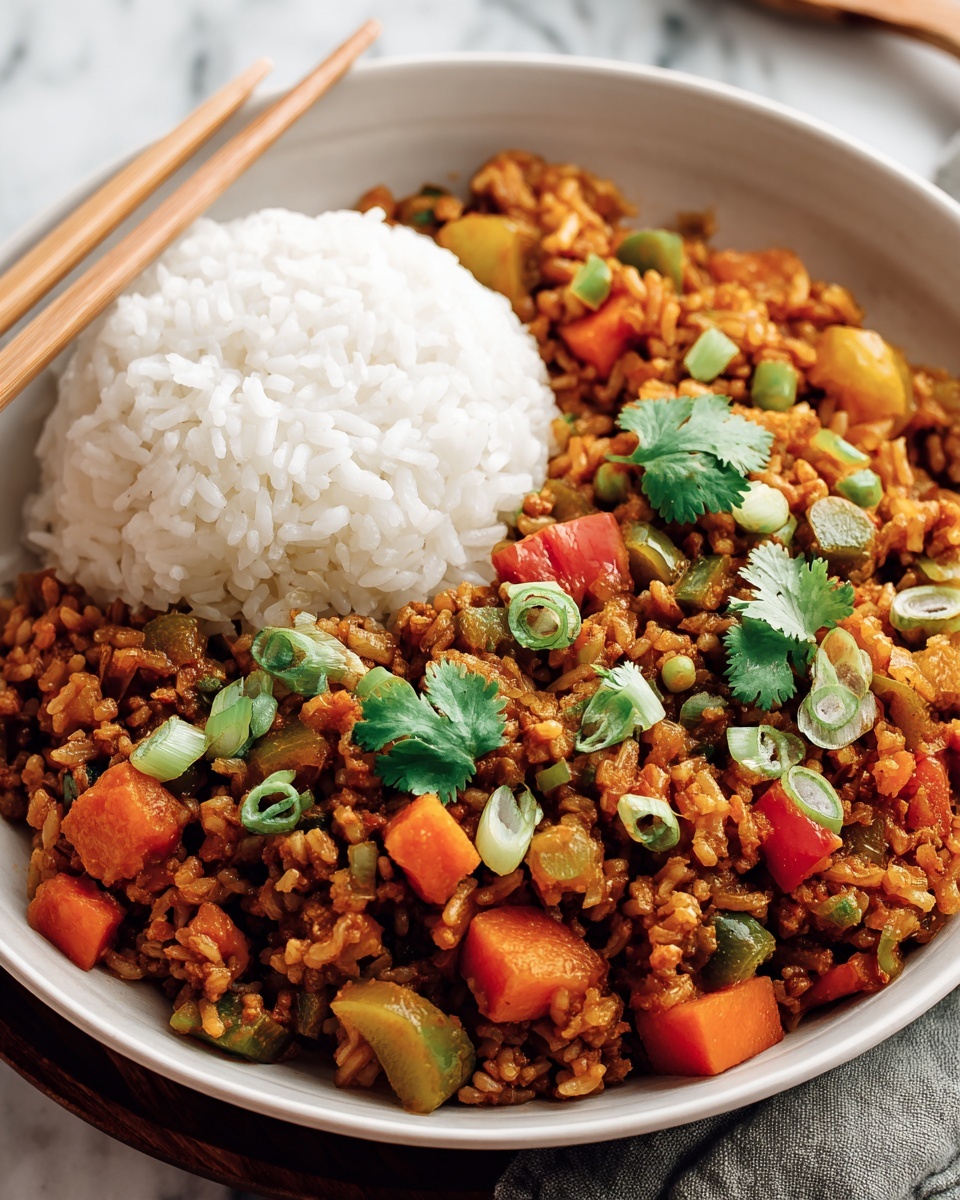 Vegetable Jambalaya with Rice Recipe - Recipe Image