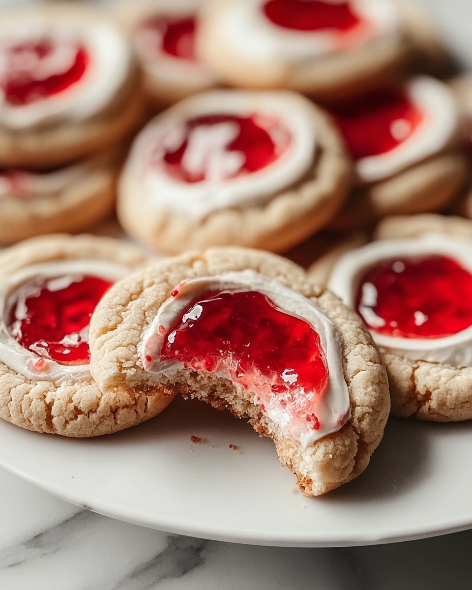 Strawberry Cheesecake Stuffed Cookies Recipe - Recipe Image