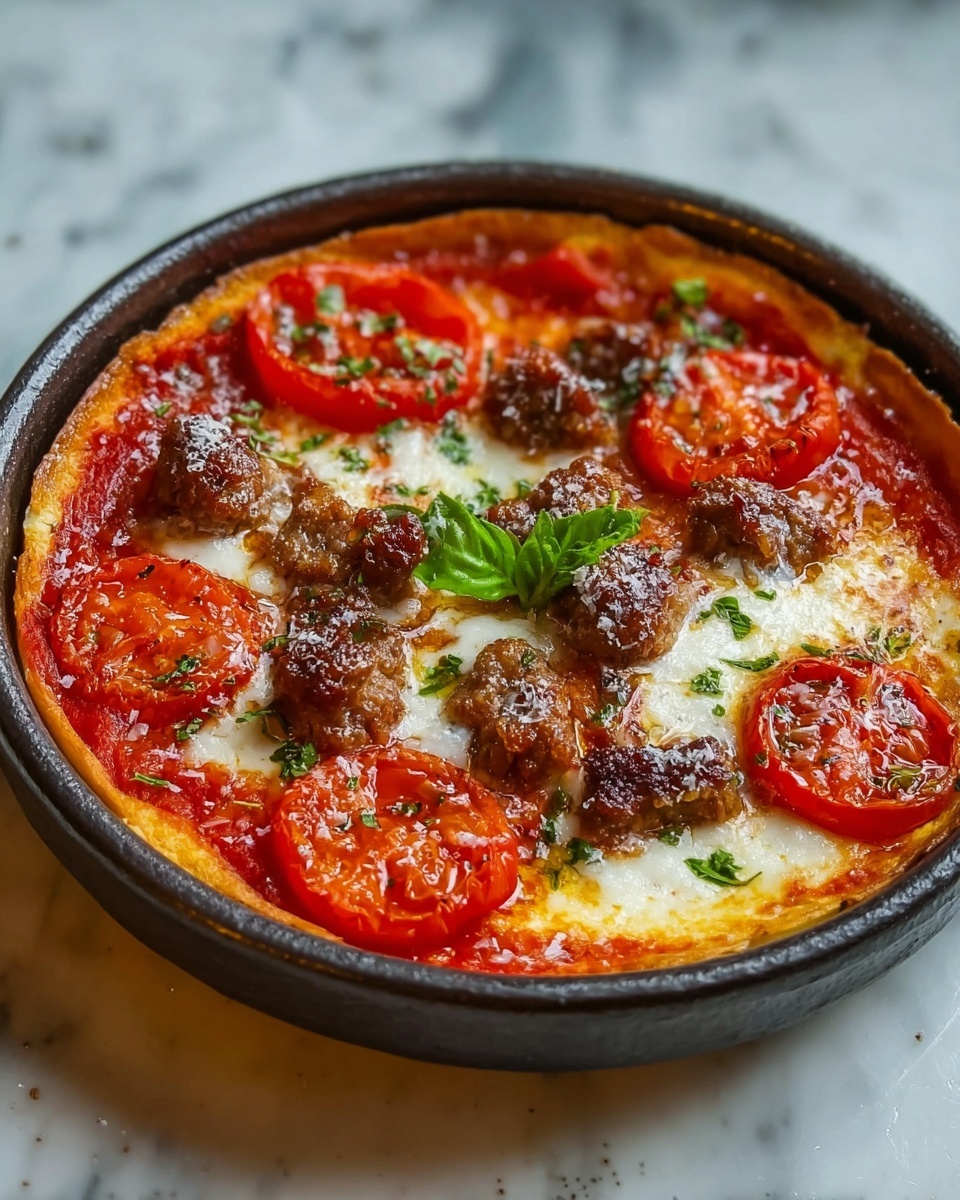 High Protein Pizza Bowls Recipe - Recipe Image