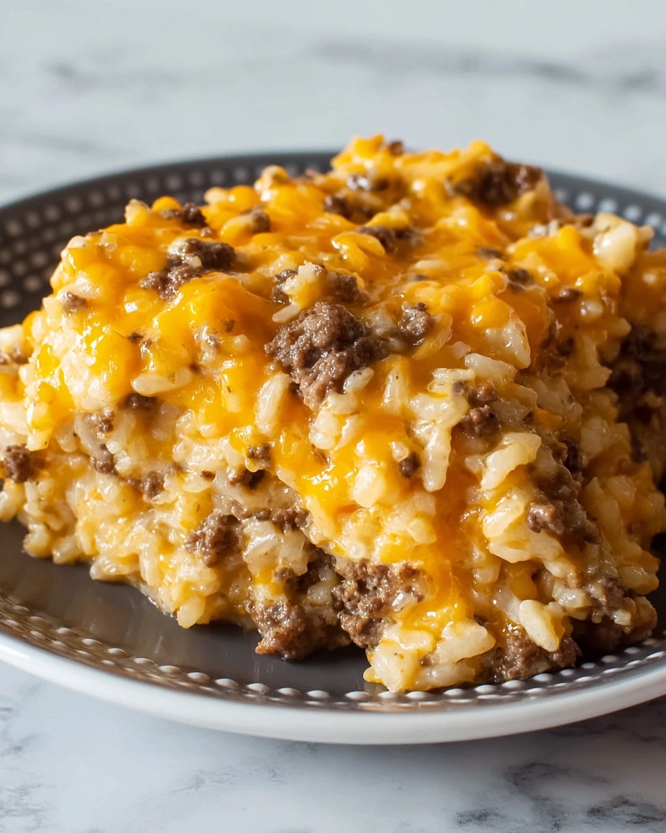 Instant Pot Cheesy Ground Beef and Rice Recipe - Recipe Image
