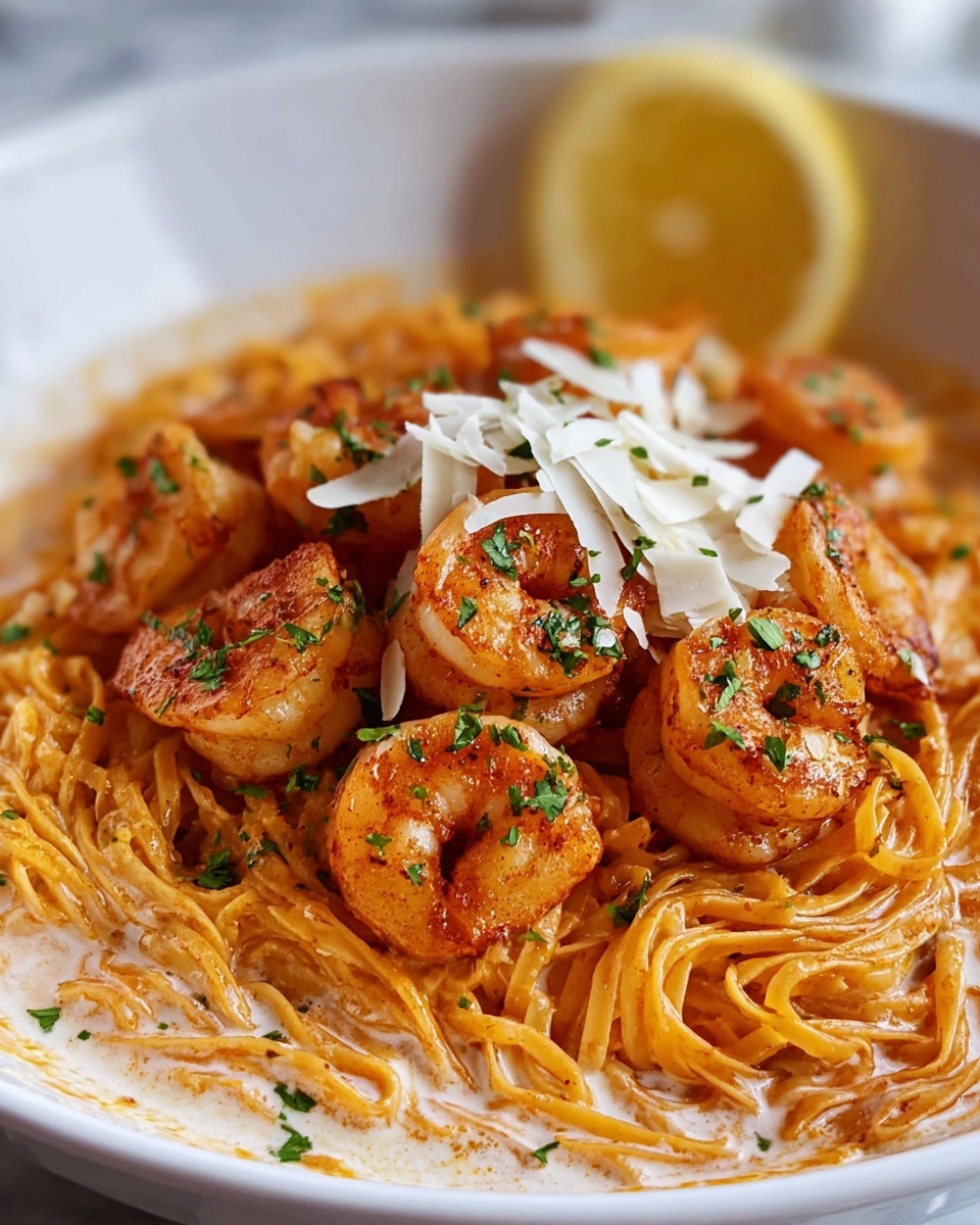 Garlicky Calabrian Chili Pasta with Shrimp Recipe - Recipe Image