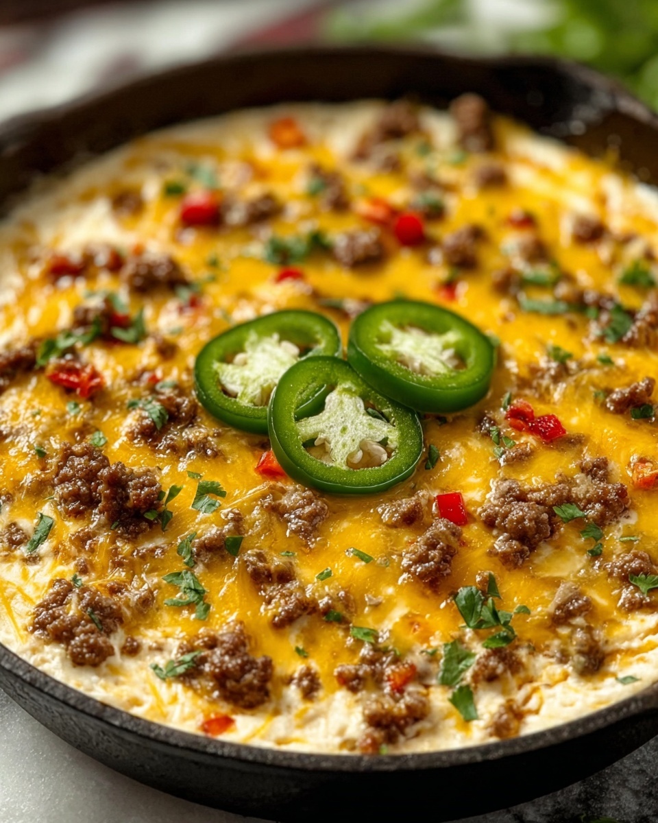 Sausage Jalapeño Popper Dip Recipe - Recipe Image