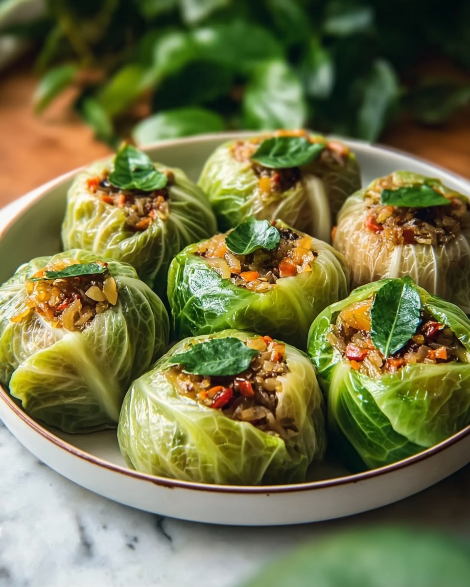 Italian Stuffed Cabbage Rolls Recipe - Recipe Image