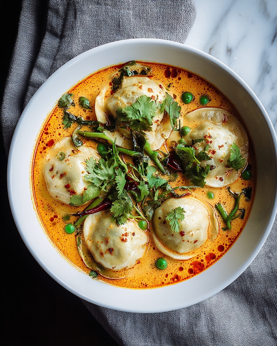 Coconut Curry Soup with Dumplings Recipe - Recipe Image