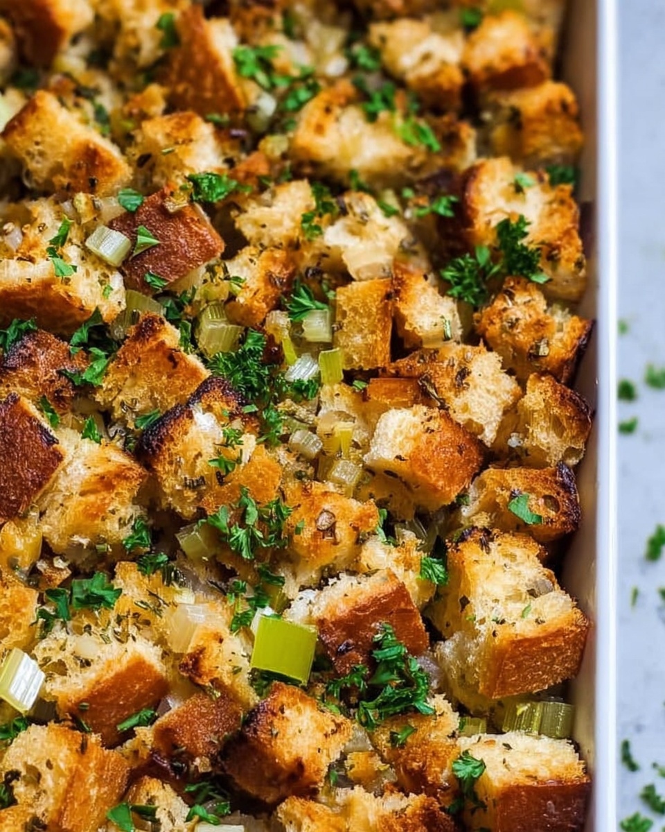 Classic Bread Stuffing Recipe - Recipe Image
