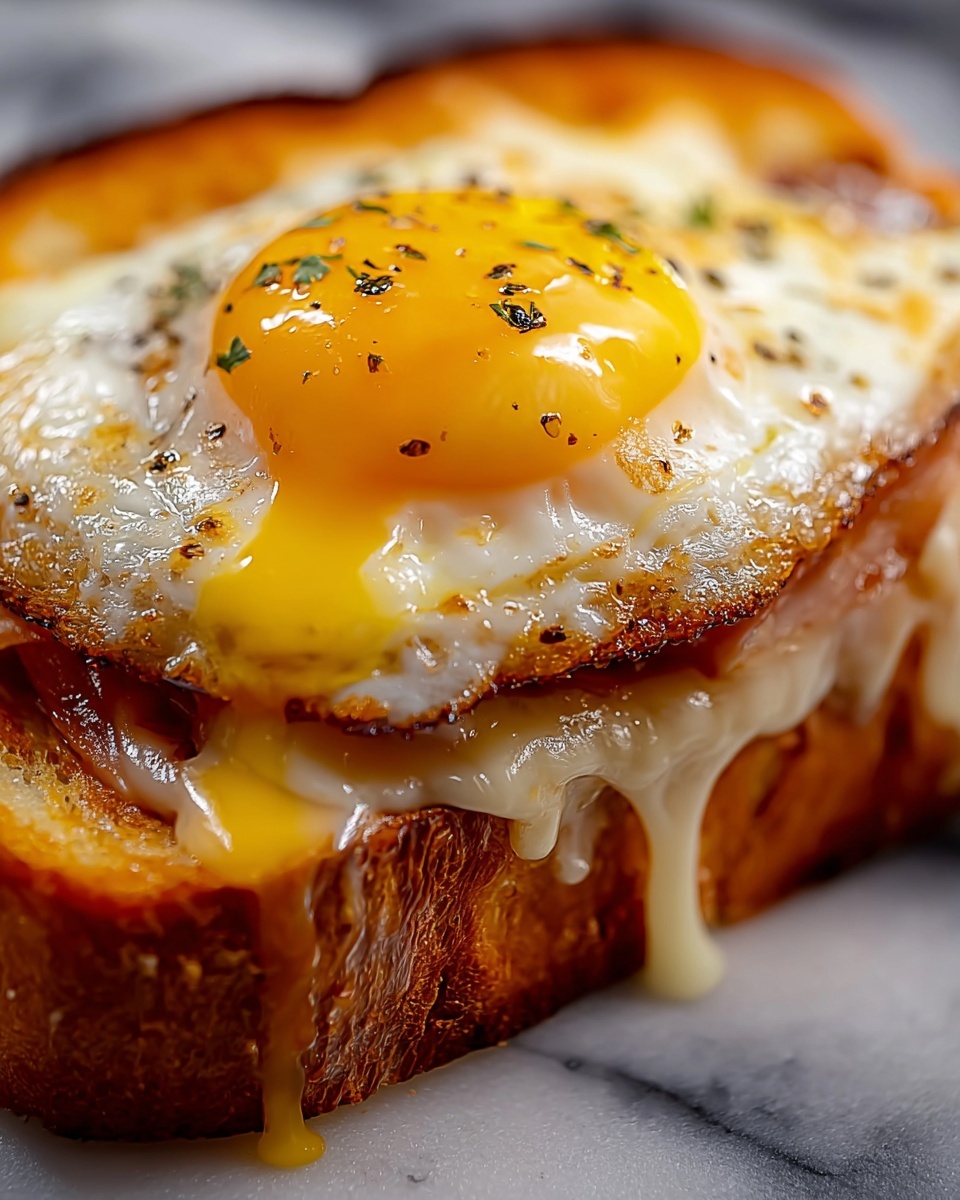 Air Fryer Cheesy Egg Toast Recipe - Recipe Image