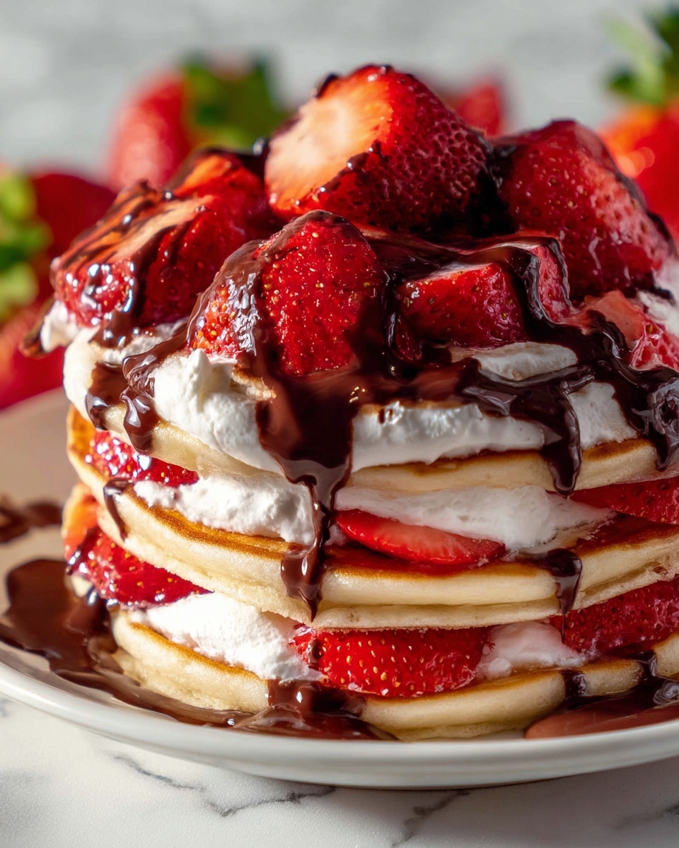 Strawberry Nutella Crepe Cake Recipe - Recipe Image