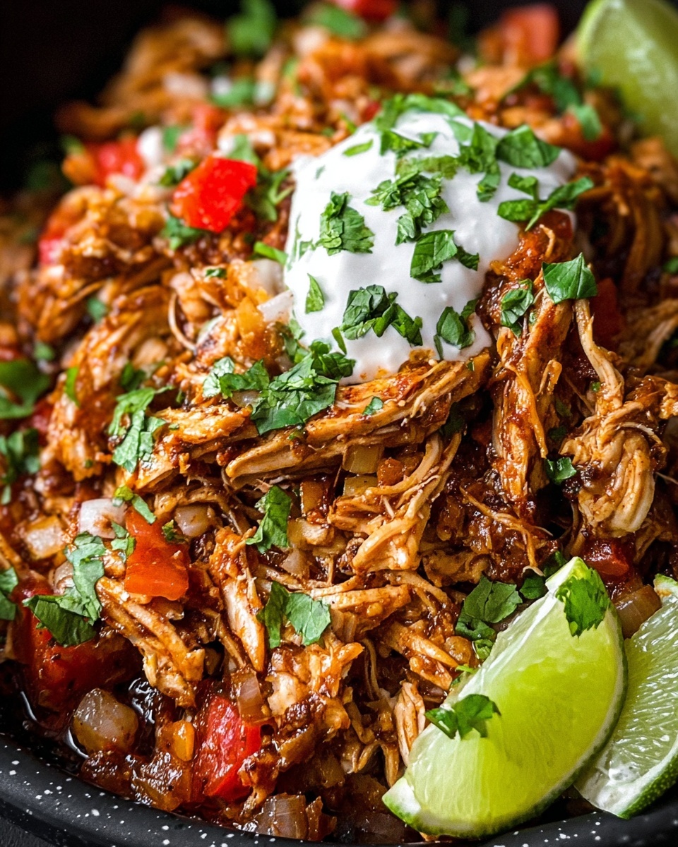 Easy Mexican Chicken Crock Pot Recipe - Recipe Image