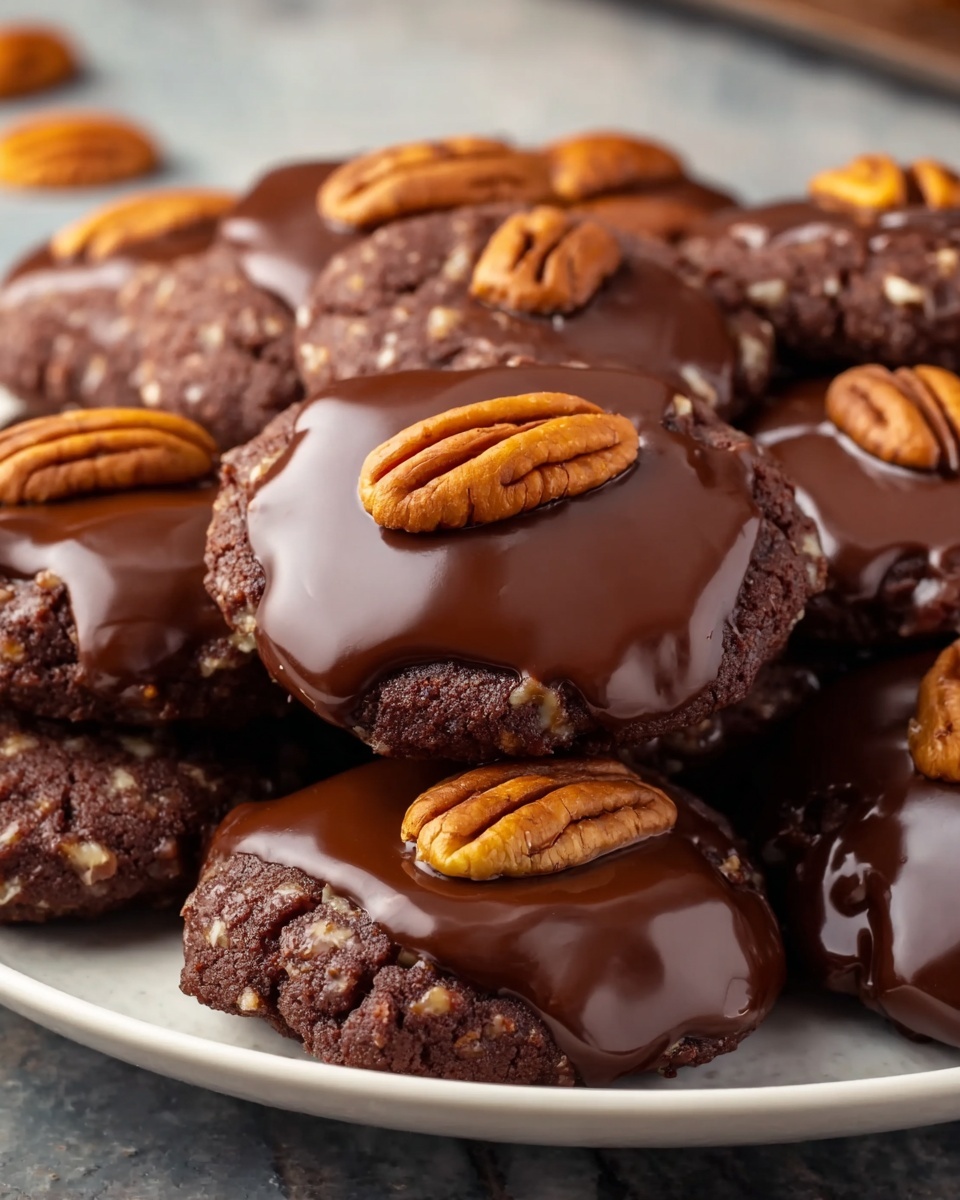 Turtle Candy with Pecans and Caramel Recipe - Recipe Image