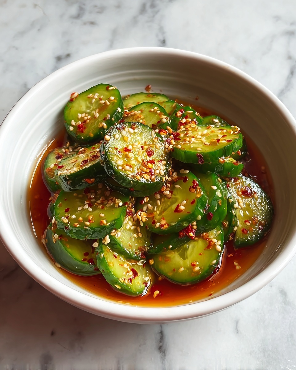 Easy Asian Cucumber Salad Recipe - Recipe Image