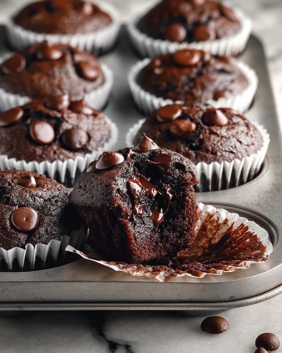 Double Chocolate Espresso Muffins Recipe - Recipe Image