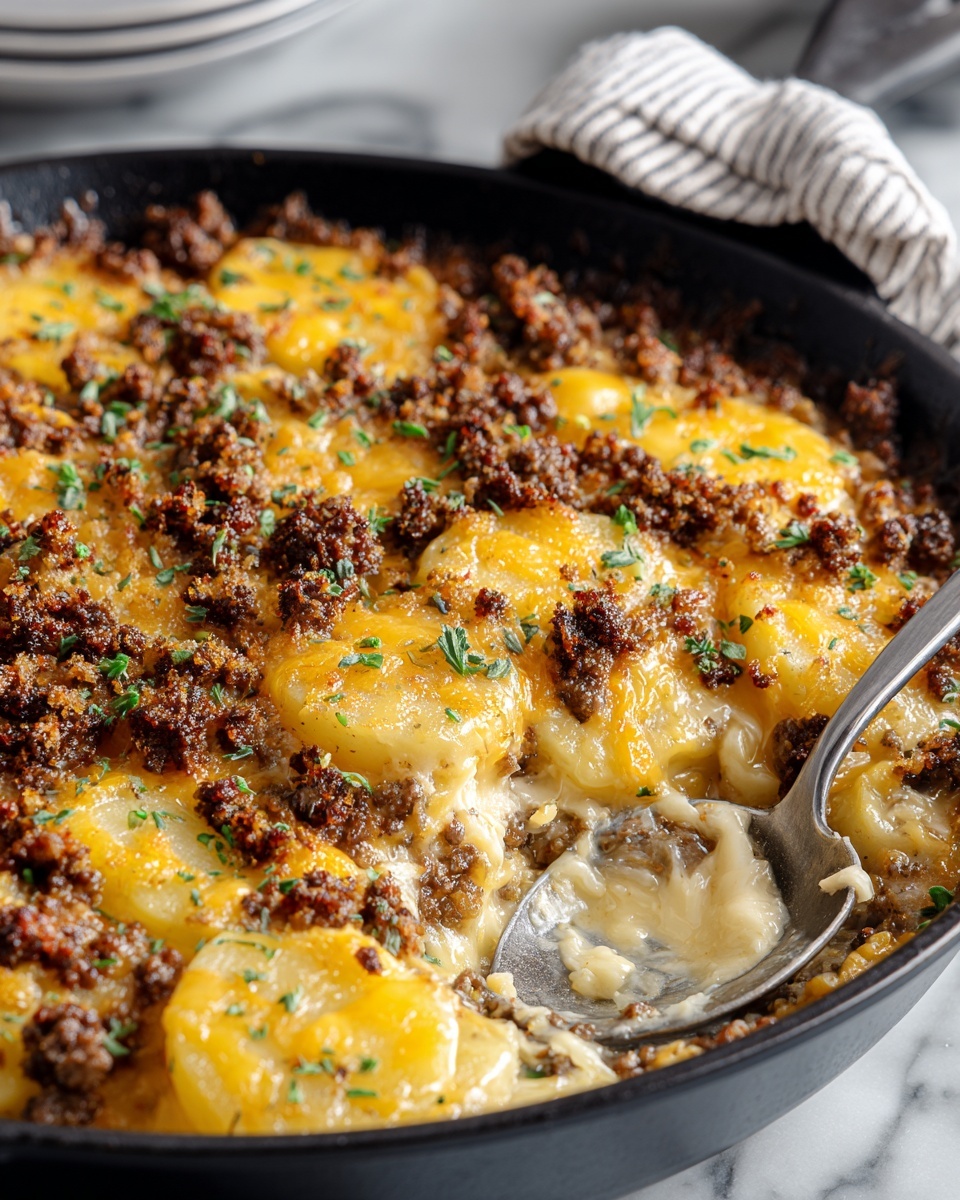 Hobo Casserole: A Cozy and Hearty Layered Comfort Meal Recipe - Recipe Image