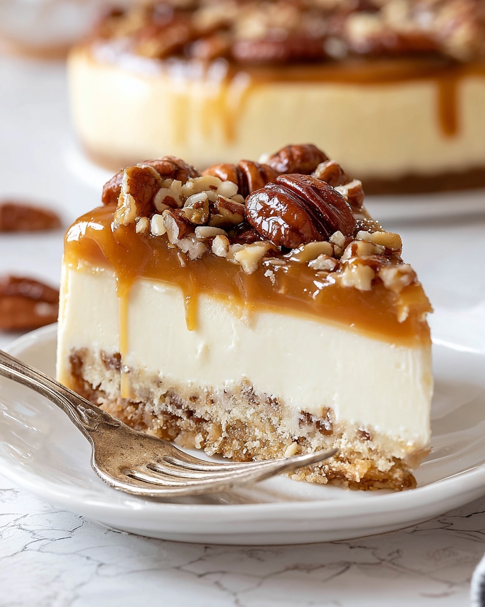 Pecan Pie Cheesecake Recipe - Recipe Image