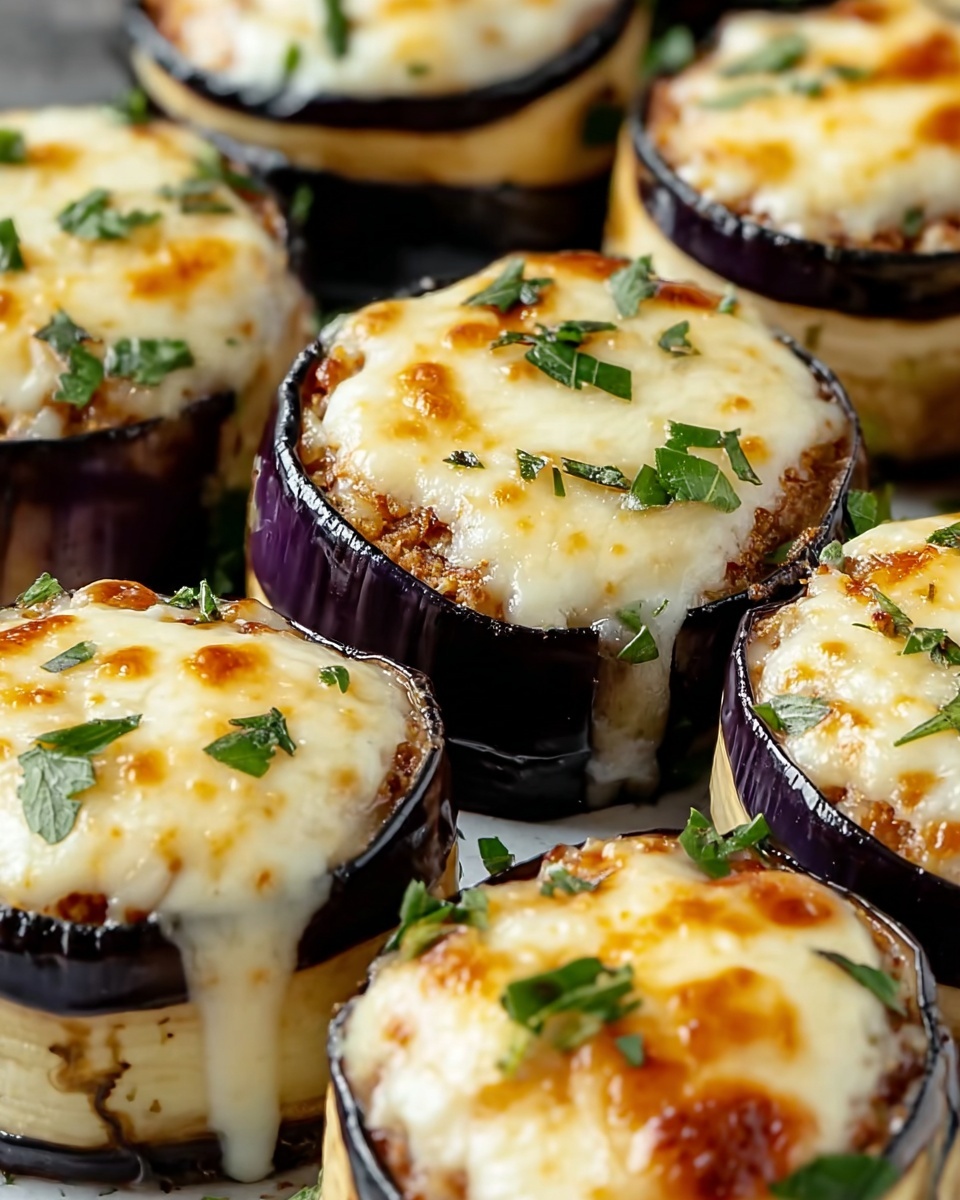 Cheesy Eggplant Rolls Recipe - Recipe Image