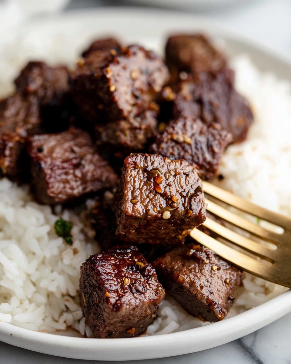 Air Fryer Steak Bites Recipe - Recipe Image