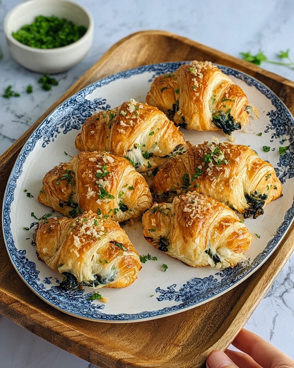Spinach and Feta Puff Pastry Twists Recipe - Recipe Image