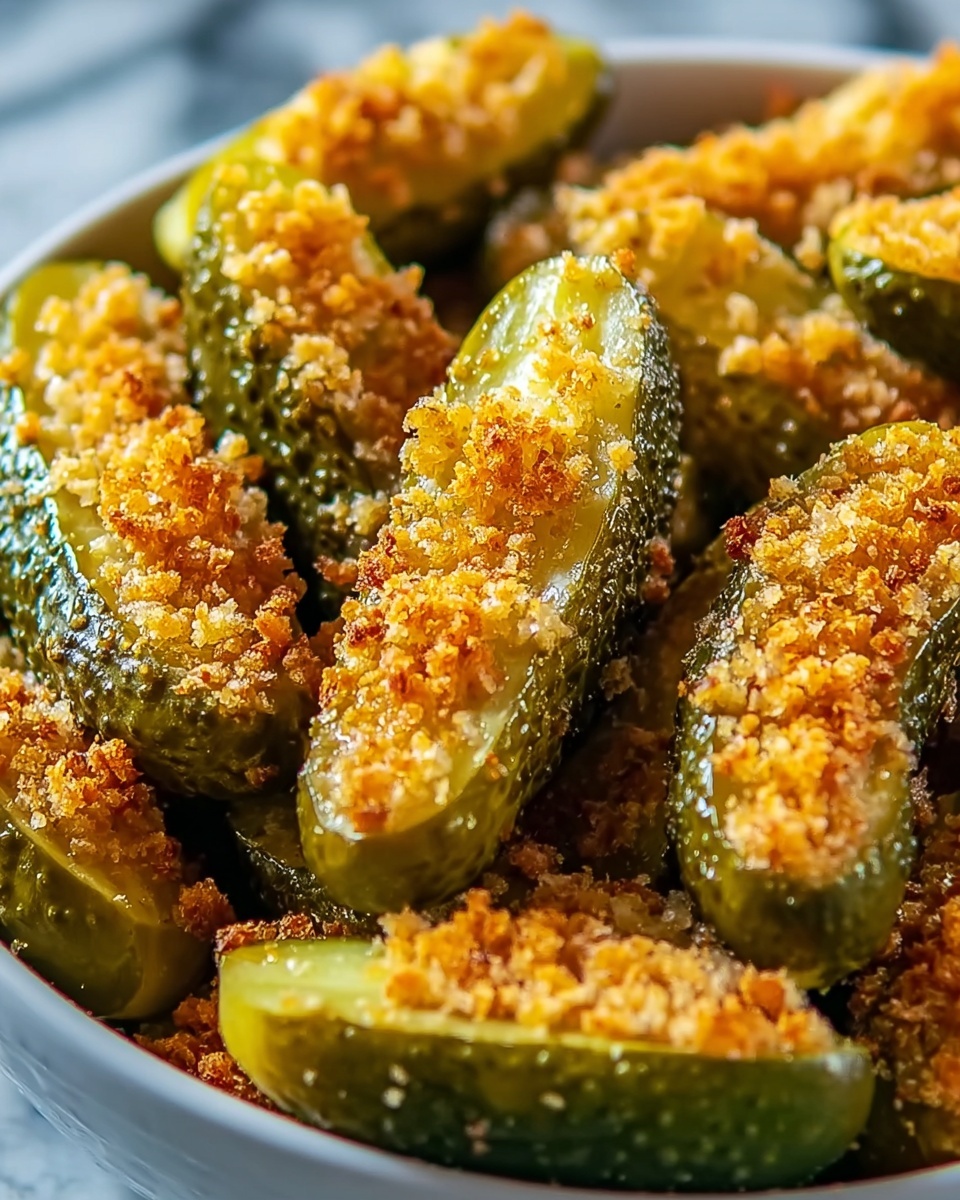 Air Fryer Stuffed Pickles Recipe - Recipe Image