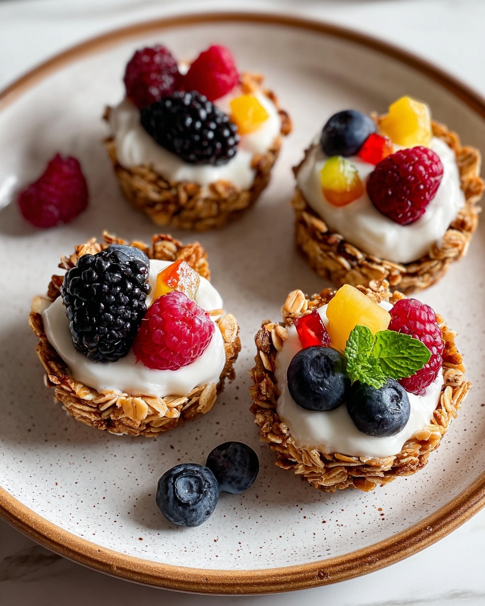 Breakfast Granola Cups Recipe - Recipe Image