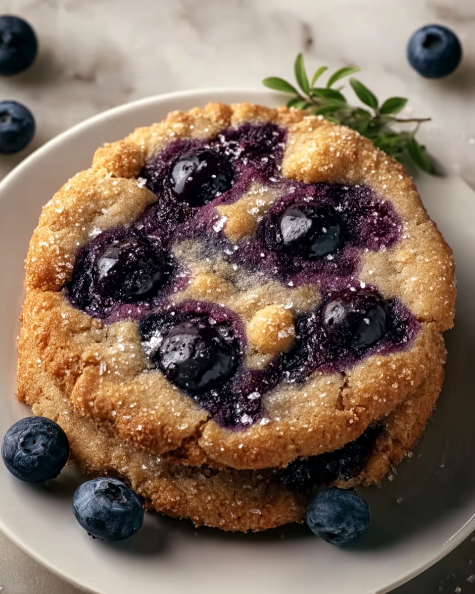 Blueberry Jammy Cookies Recipe - Recipe Image